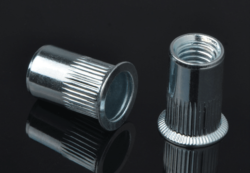 Contrac de oțel Jurbed Head Knurled Body Nuts Open Tip