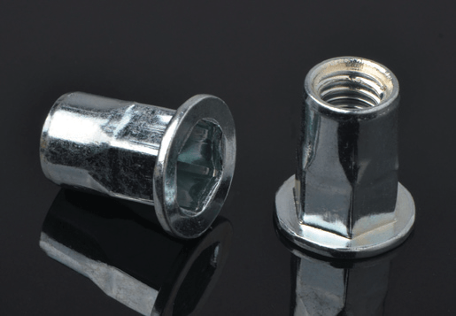 Oțel cu cap plat cu oțel interior-hex nucea de nitură de nucă de nucă